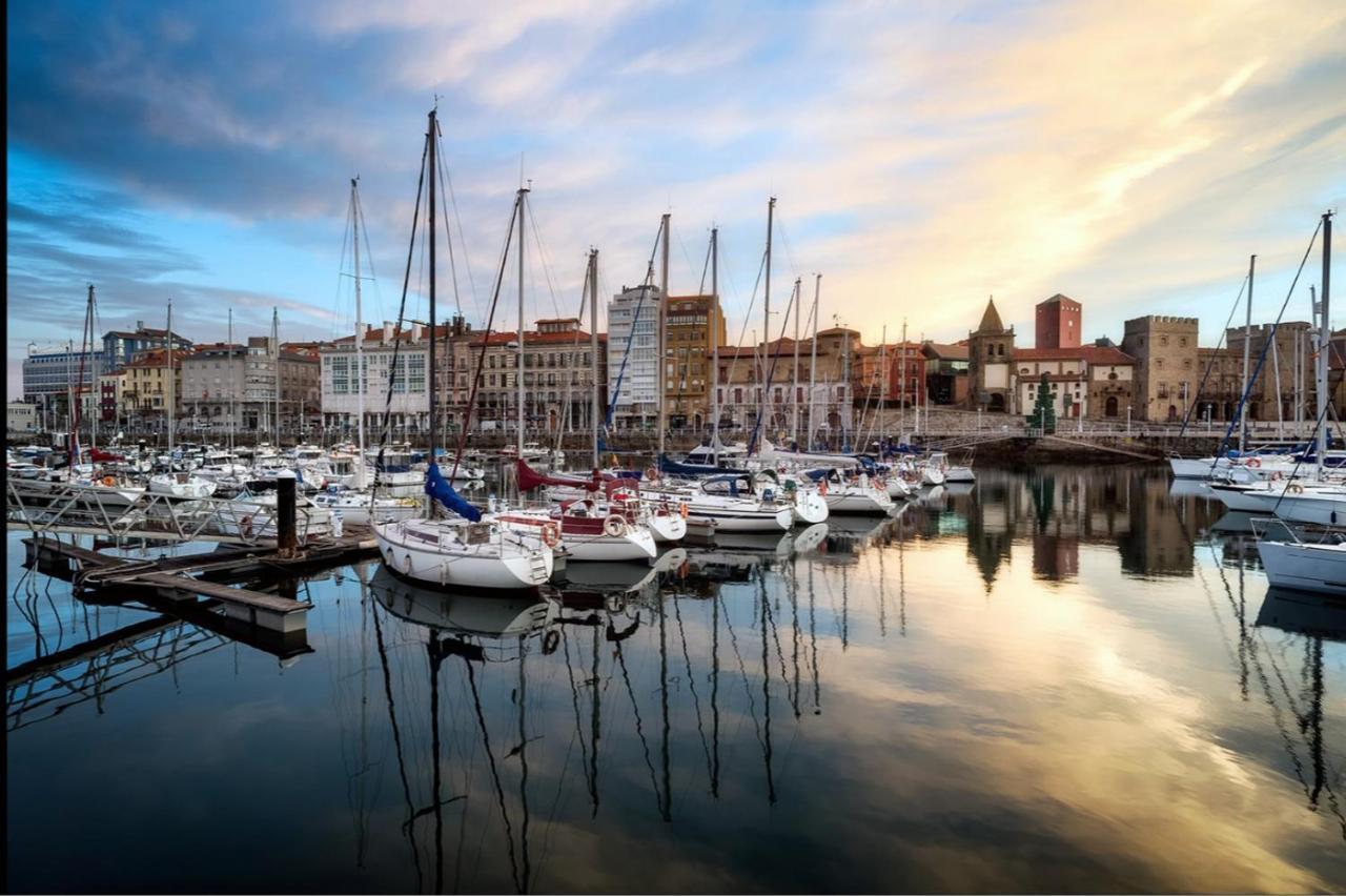 Apartmán Apto. Vista Playa Poniente Gijón Exteriér fotografie